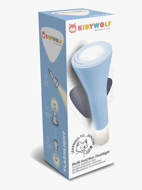Kidywolf KIDYFLASHLIGHT Taskulamppu Multitoiminnallisuus, Sininen