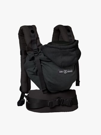 Love Radius HoodieCarrier 2 Kantoreppu, Black Forest