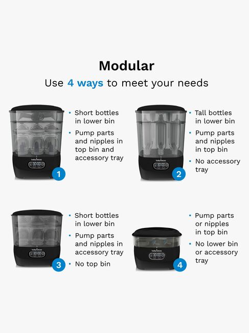 Baby Brezza Sterilointilaite Dryer Advanced, Black