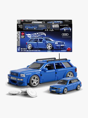 Mattel Brick Shop Hot Wheels Speed Series Rakennussarja Audi Avant RS2 -94