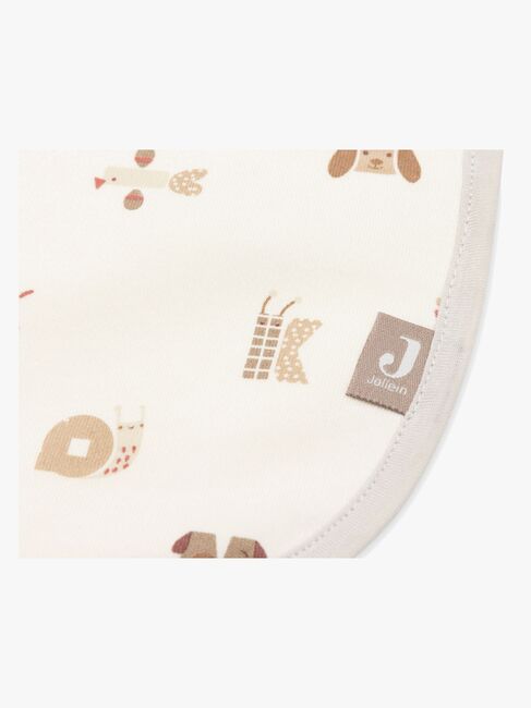 Jollein Bandana Kuolalappu Vedenpitävä 5-pack, Animal Friends