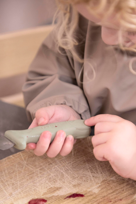 FILIBABBA Lasten Veitsisarja 2-pack, Powder Blue/Green