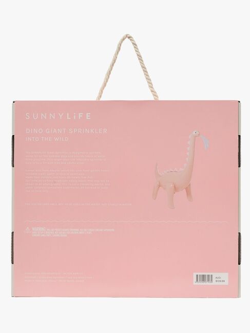 SUNNYLiFE Giant Dino  Puhallettava Sadetin, Into The Wild Pink