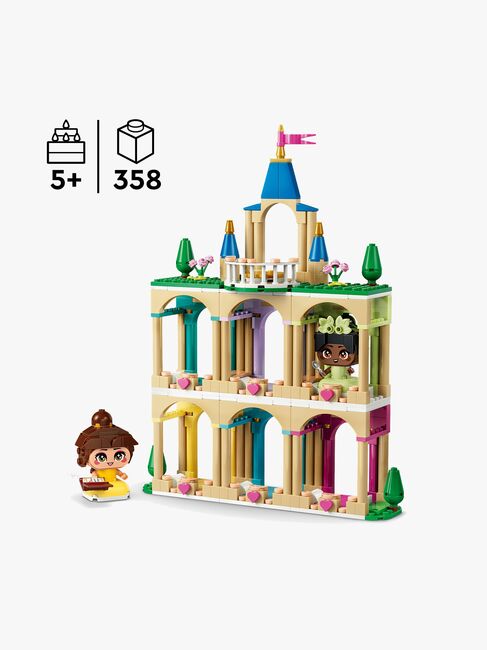LEGO Disney Princess 43291 Bellen ja Tianan linna minikoossa