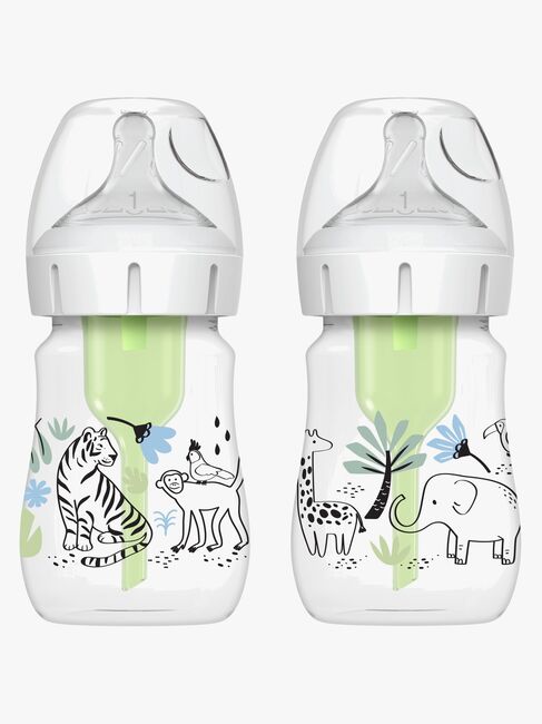 Dr. Brown WideNeck Options+ Tuttipullot 150 ml 2-pack, Jungle