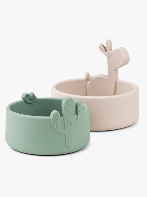 Done By Deer Kulhosetti Lalee 2-pack, Hiekka/Vihreä