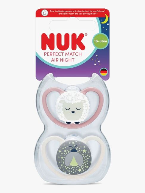 NUK Perfect Match Air Night Tutti 2-pack Koko 3, Sheep