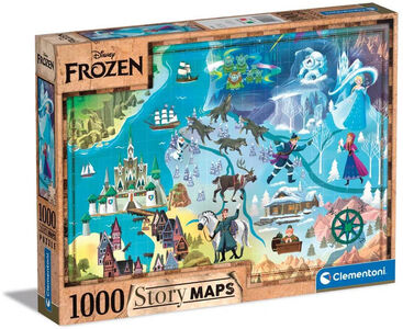 Clementoni Palapeli Disney Frozen Kartta 1000