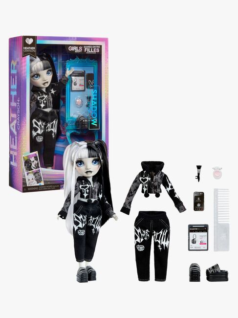 Shadow High Muotinukke Girls Night Heather, Harmaa