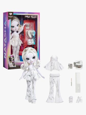 Rainbow High Muotinukke Girls Night Natasha, Valkoiset hiukset