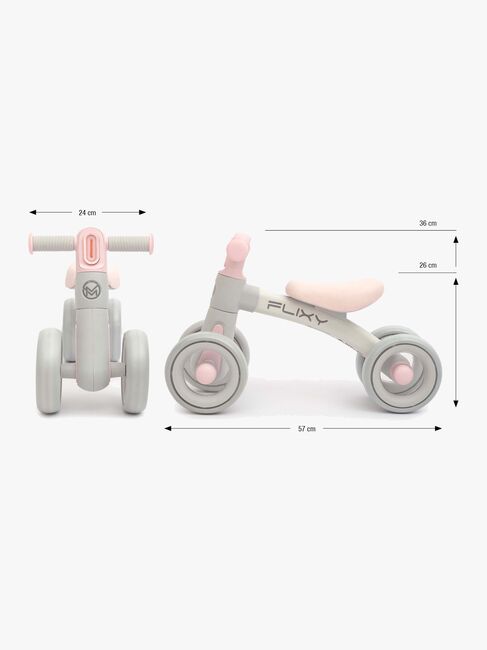Milly Mally Flixy Potkupyörä, Vaaleanpunainen