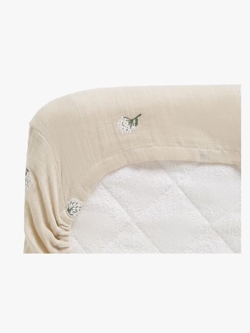 Alice & Fox TWIGGIE Muotoonommeltu Aluslakana Kehto 40x90, Beige