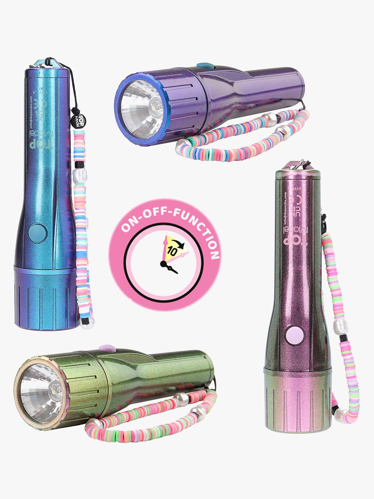 TOPModel Taskulamppu + Ajastin