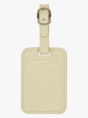 American Tourister Matkalaukun Nimilappu 2-pack, Coconut Sand