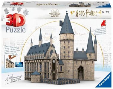 Ravensburger Harry Potter Hogwarts Castle 3D-Palapeli, 540 