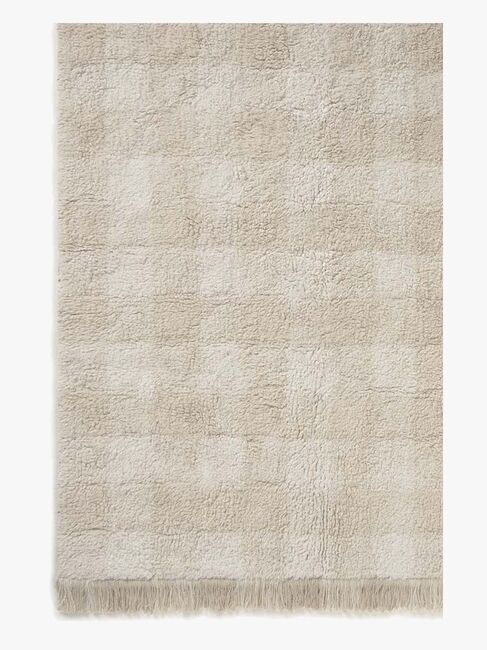 LorenaCanals Pestävä Vichy Matto 90x120 cm, Ivory