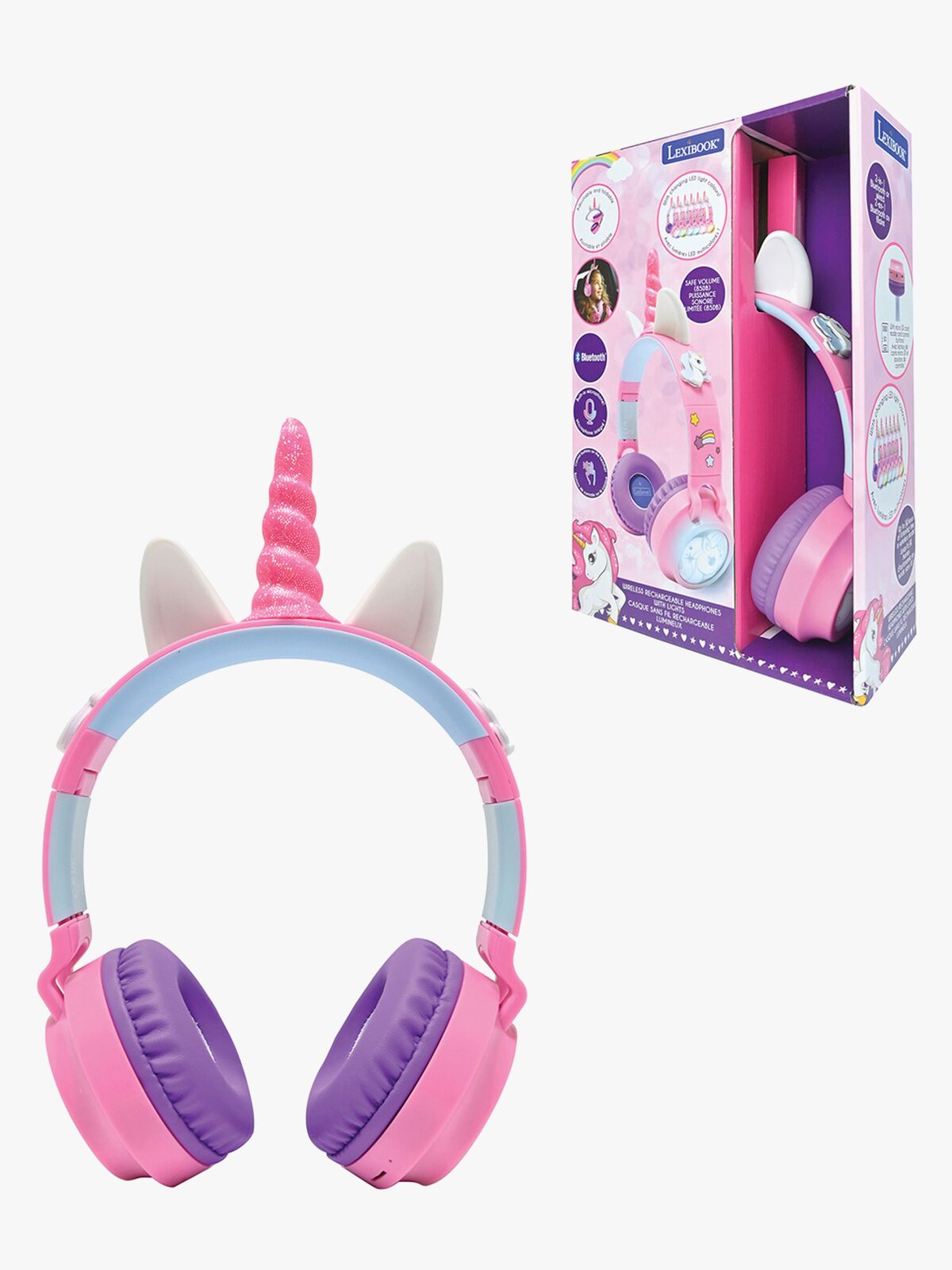 Lexibook 3D Kuulokkeet Yksisarvinen