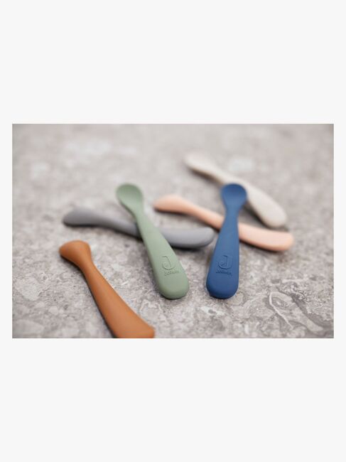 Jollein Silikonilusikka 2-pack, Nougat