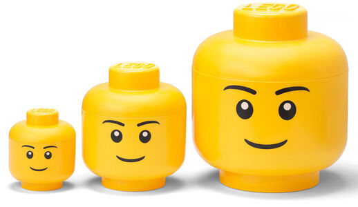 LEGO Säilytyslaatikko 3-pack, Keltainen