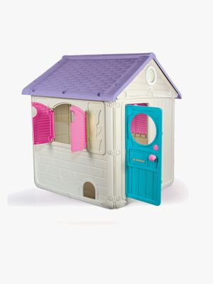 DOLU My First Leikkimökki, Valkoinen/Vaaleanpunainen