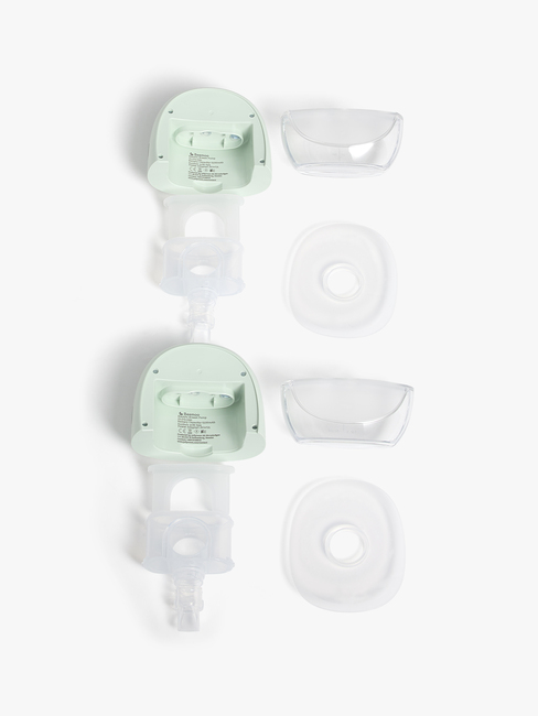 Beemoo CARE Wearable Slim Sähkökäyttöinen Rintapumppu Double, Soft Green