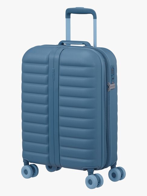 American Tourister Neovibe Spinner Matkalaukku 37-43L, Steel Blue