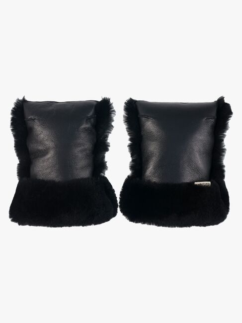 BINIBAMBA Lampaantalja Coated Buggy Kädenlämmitin Vaunuihin, Noir