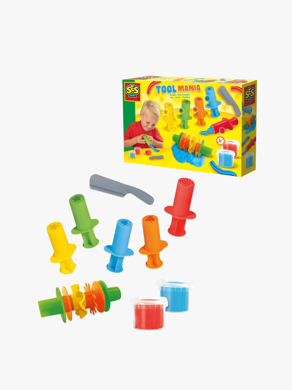 SES Creative Muovailuvahasetti + Työkalut