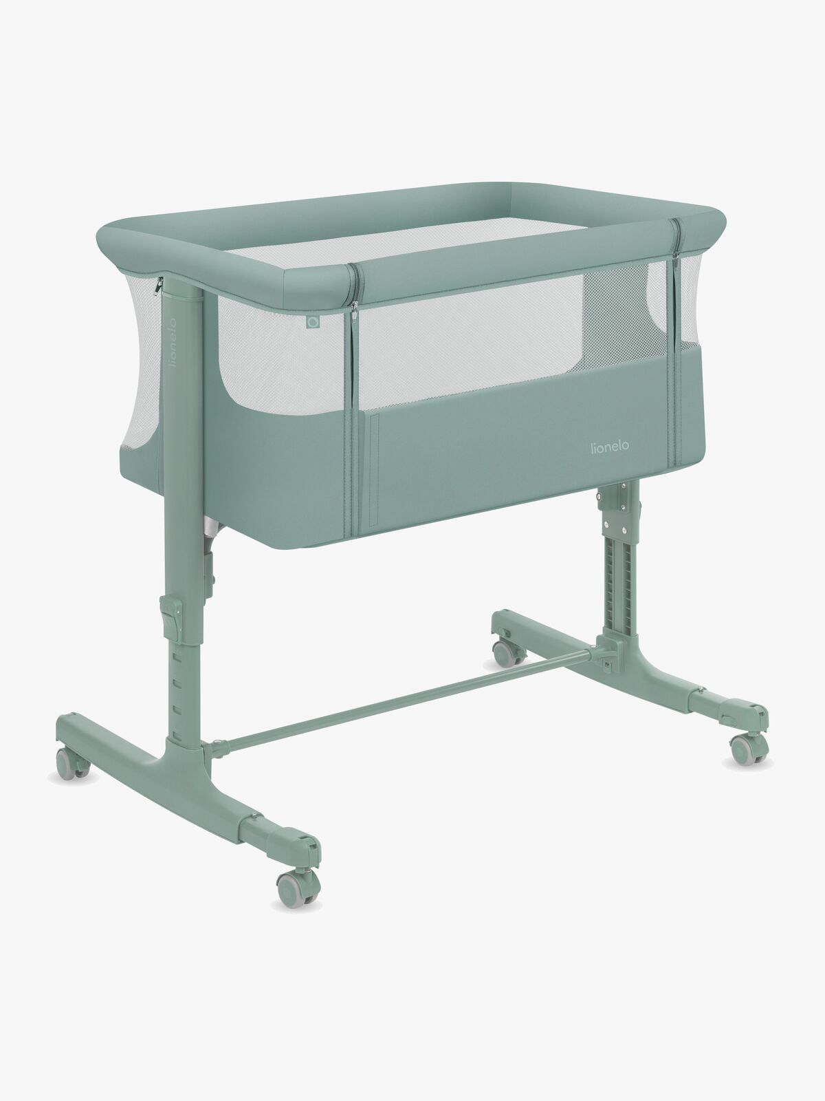 Lionelo Aurora Sivuvaunusänky 3-in-1, Green Sage