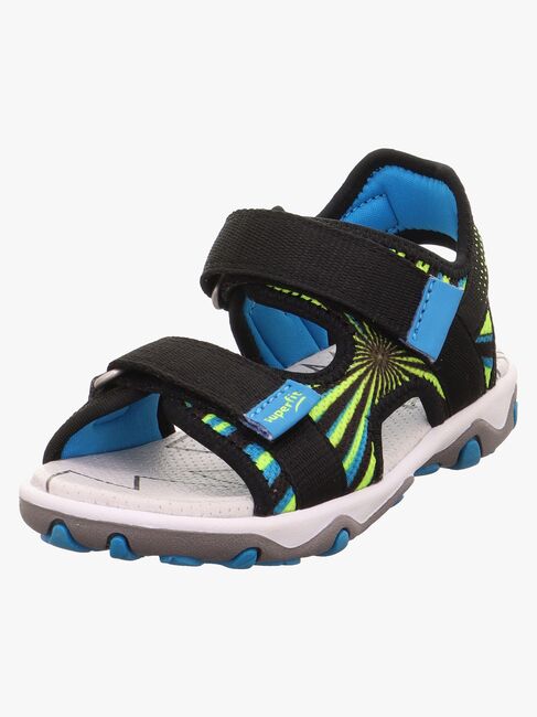 Superfit Mike 3.0 Sandaalit, Musta/Keltainen