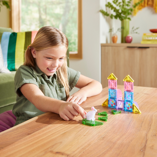 MAGNA-TILES MicroMAGS Matkasetti Spring Garden 24 Osaa