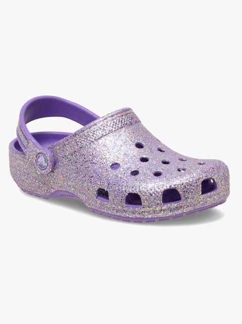 Crocs Classic Fantasy Glitter Pistokkaat, Violetti