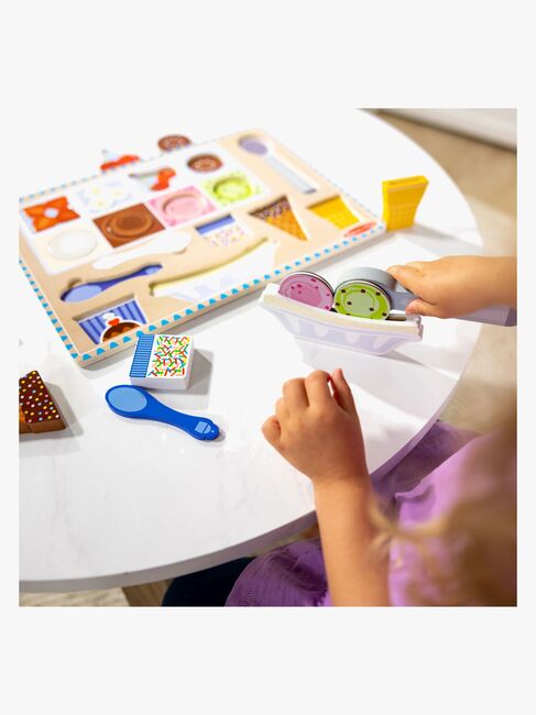 Melissa & Doug Magneettinen Palapeli & Leikkisetti Jäätelö 16
