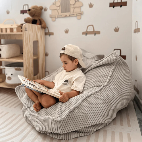 Meowbaby Churros Säkkituoli, Pebble Beige