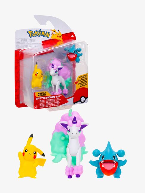 Pokémon Battle Figuurisetti Pikachu, Gible & Ponyta 3-pack