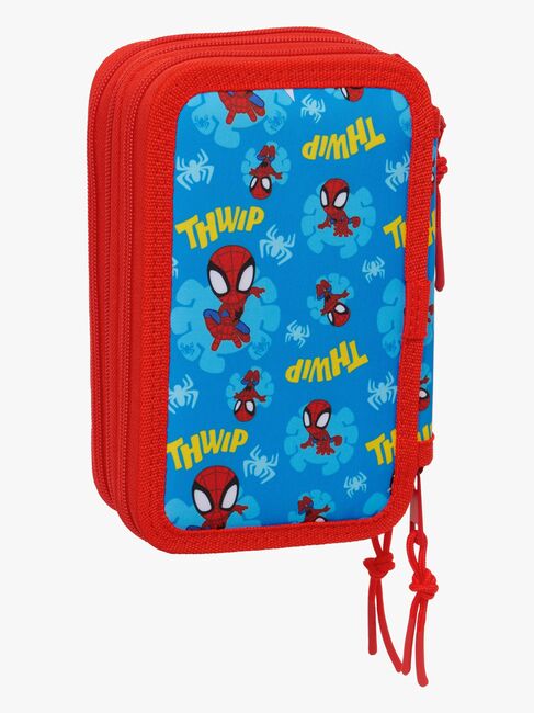 Spidey And His Amazing Friends  Täytetty Kolmilokeroinen Penaali 37 Osaa, Sininen