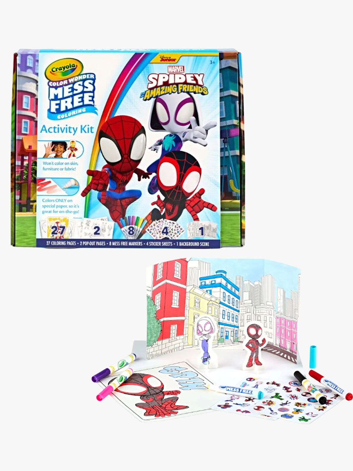 Marvel Spidey And His Amazing Friends Color Wonder Puuhasetti