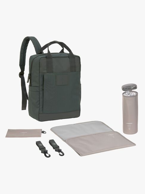 Lässig Vividal Hoitolaukku Reppu, Dark Olive