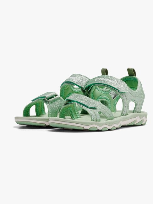 Hummel Glitter Jr Sandaalit, Frosty Green