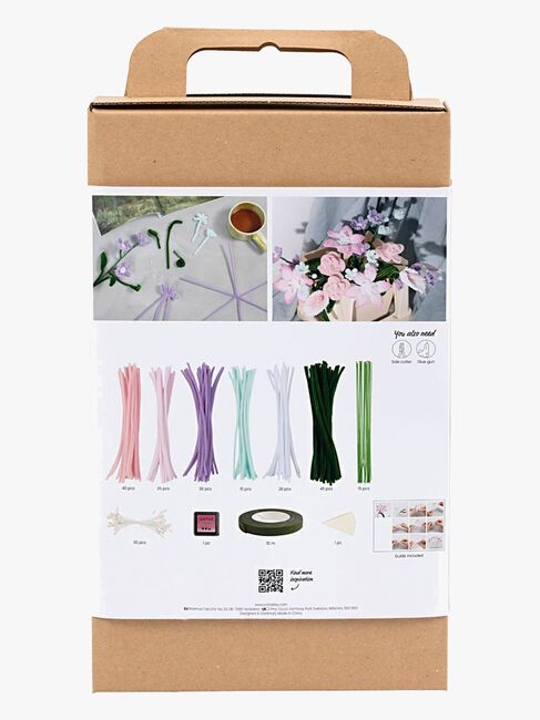 Creativ Company Askartelusetti DIY Kukkia Askartelupunoksista