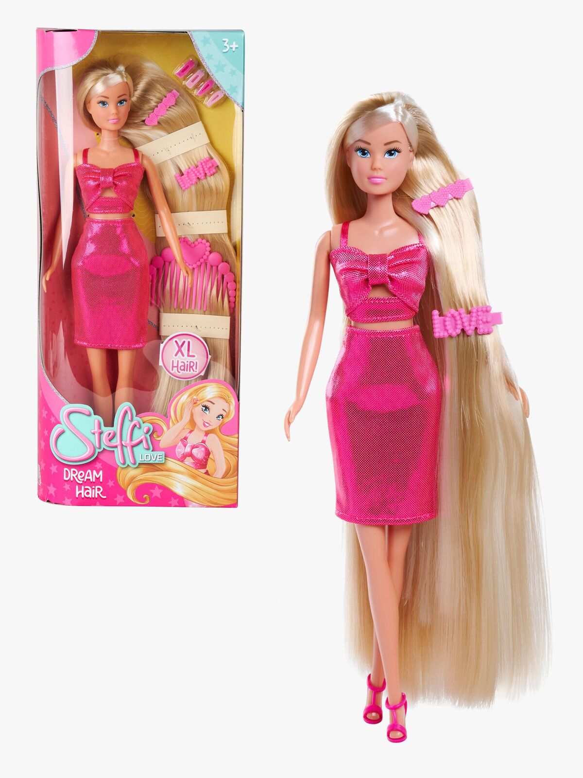 Steffi Love Muotinukke + Pitkät Hiukset & Tarvikkeet