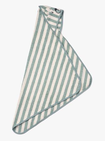 LIEWOOD Albert Pyyhe + Huppu, Peppermint/Creme de la creme