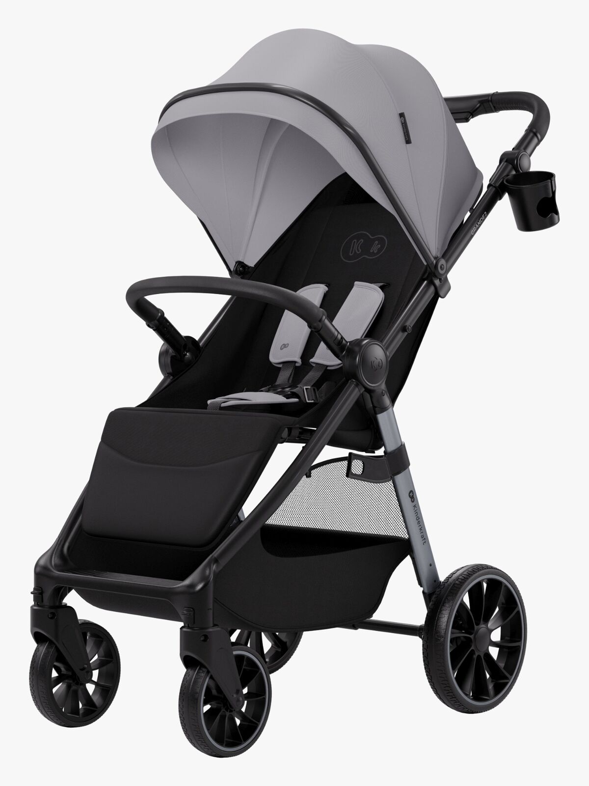 Kinderkraft Grande 2 Lastenrattaat, Moonlight Grey