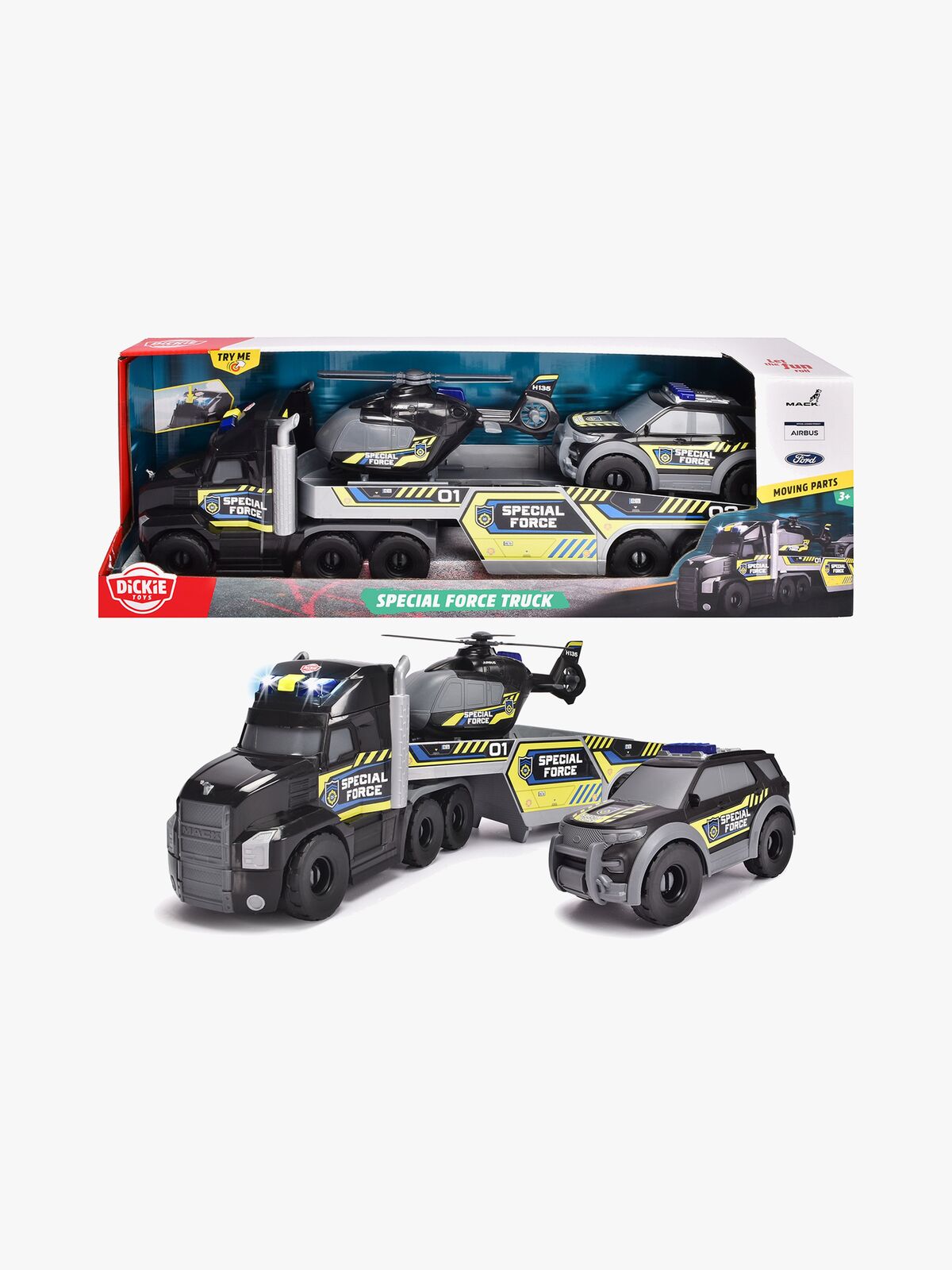 Dickie Toys Kuorma-auto Special Force 70 cm