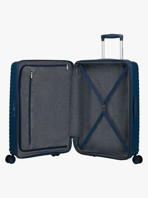 American Tourister Diablast Spinner Matkalaukku 81-91L, Darkwave Blue