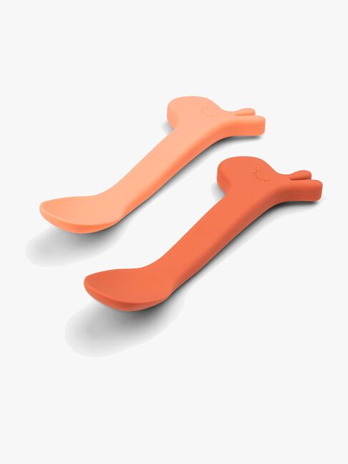 Done By Deer Lalee Lusikat 2-pack, Papaya