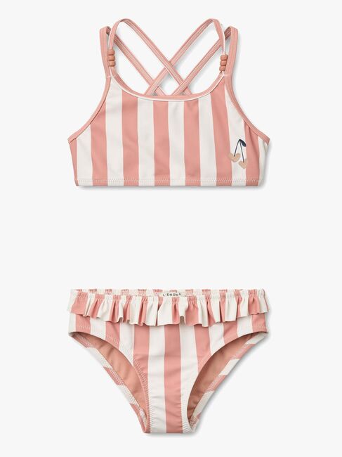LIEWOOD Belle Bikinit, Coral Blush/Creme de la Creme Stripe