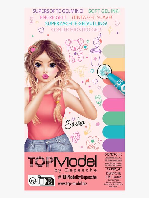 TOPModel Glitter-geelikynät 8-pack