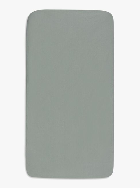 Jollein Muotoonommellut Aluslakanat 2-pack 60x120, Sea Green/Ivory