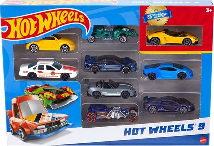 Hot Wheels Autosetti 9-pack